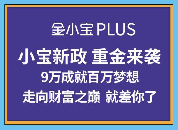 金小宝2021年度市场政策